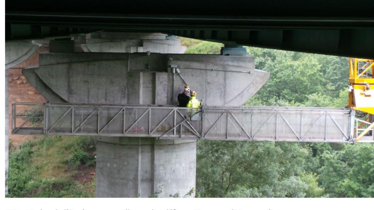 Viaduc Hyrome - Extensomètre base longue